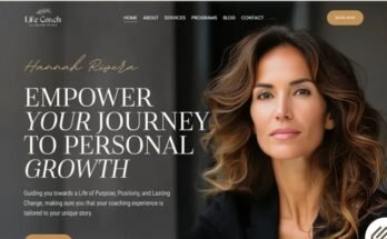 Squarespace Template Coach Website