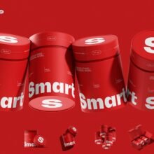 Paper Tube Mockup Set