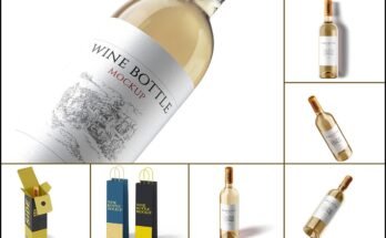 Wine Bottle Mockup