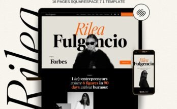 Bold Squarespace Website Template