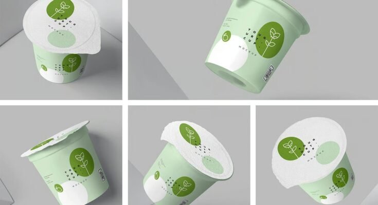 Yogurt Cup Mockups