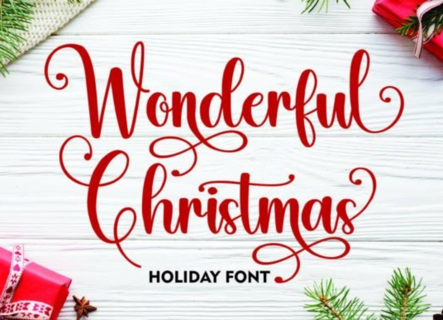 Wonderful Christmas Font