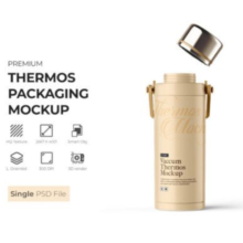 Portable Water Bottle PSD Mockup V (92)